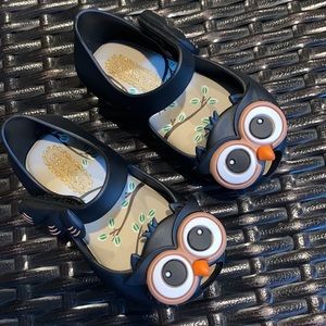Baby Mini Melissa owls size 5 🖤🖤🖤NEW